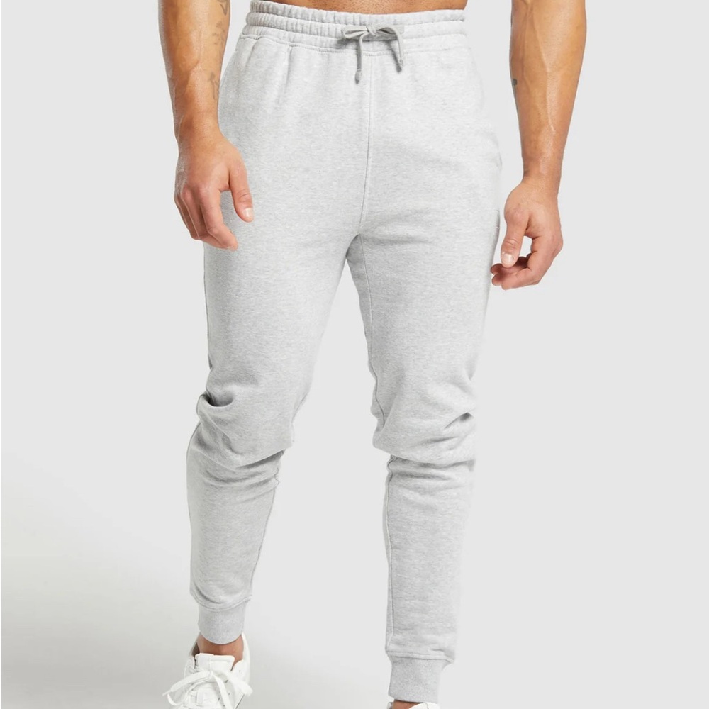 GymShark Men's Gray Jogger Pants. Medium.
